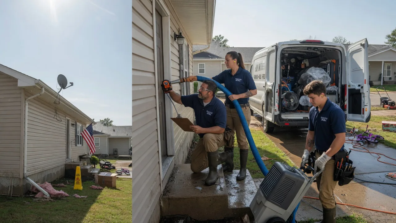 Ceiling Water Damage Restoration in Rio Vista, TX near me